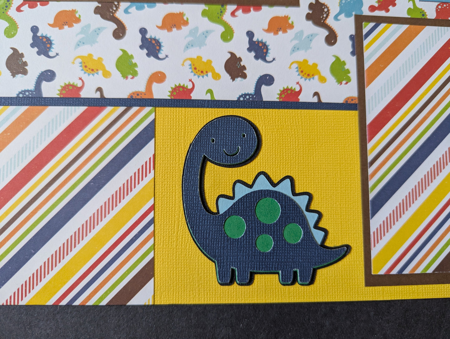 Dinosaur Scrapbook Page