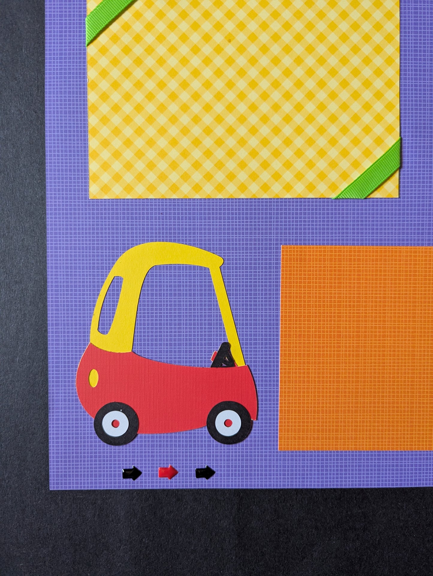Little Tykes Car Scrapbook Page