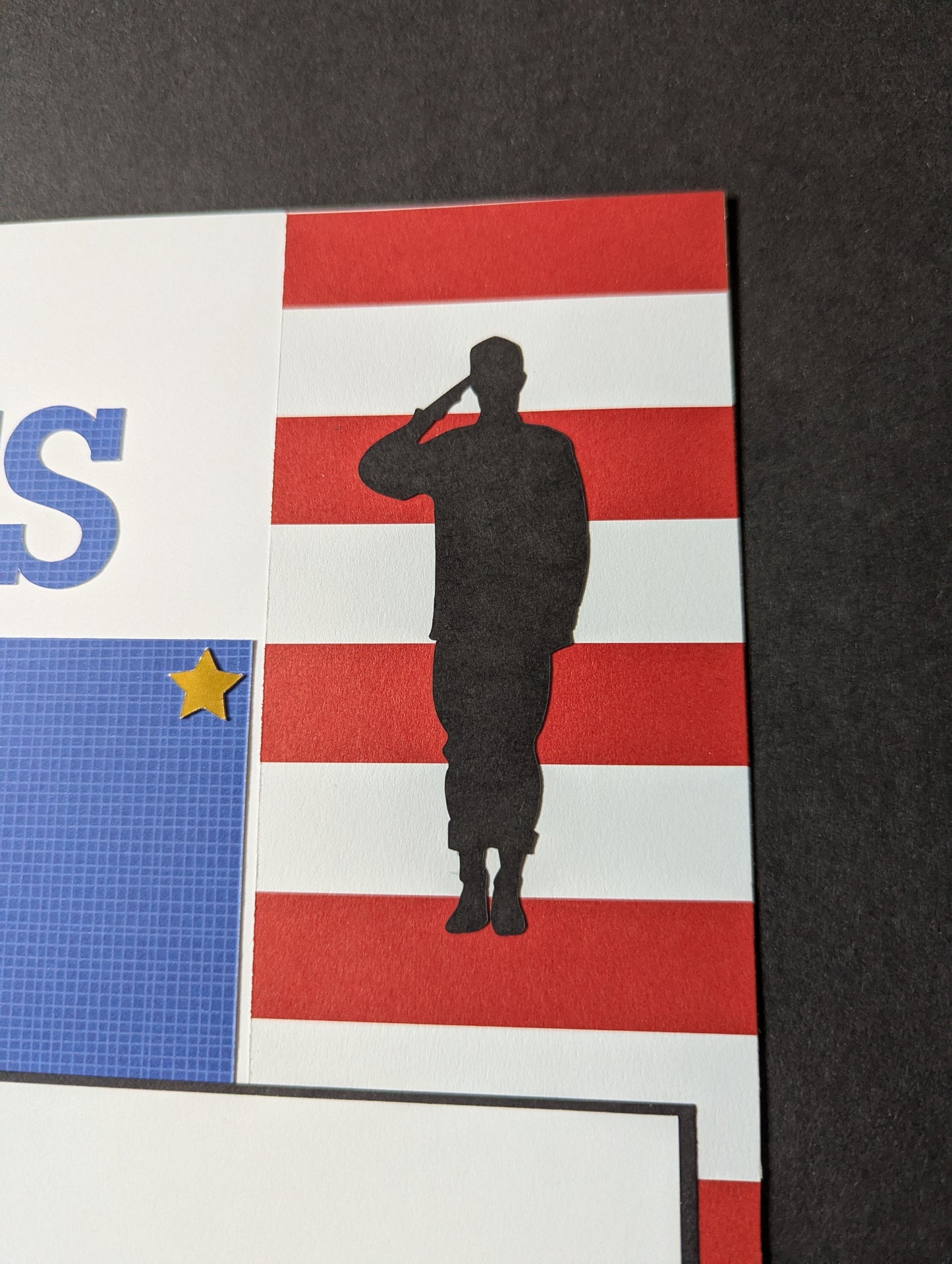 Armed Forces Scrapbook Page