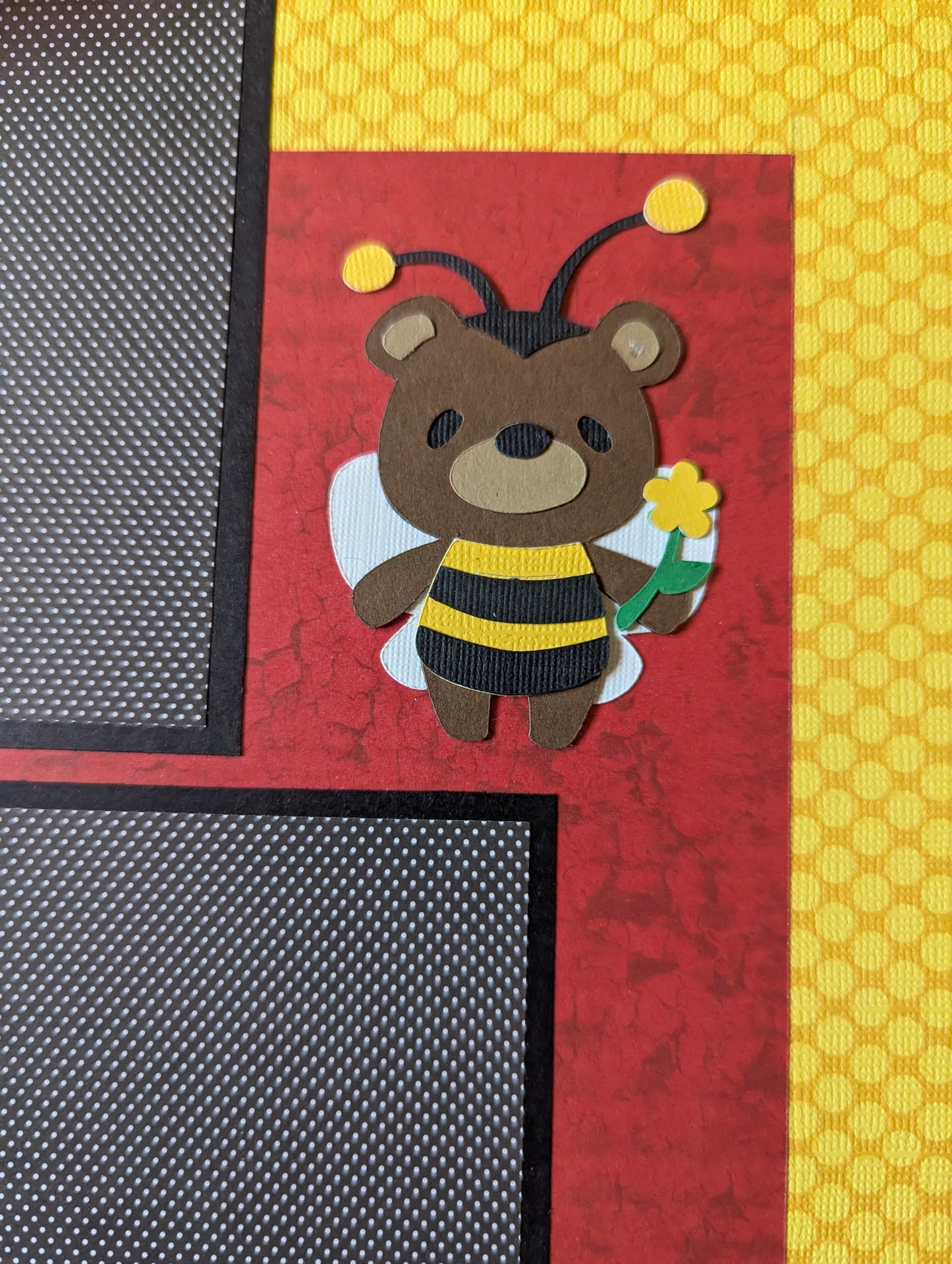 Cute as Can Bee Scrapbook Page