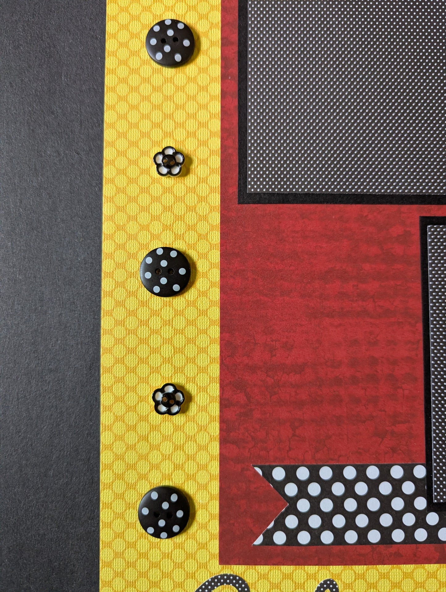 Cute as Can Bee Scrapbook Page