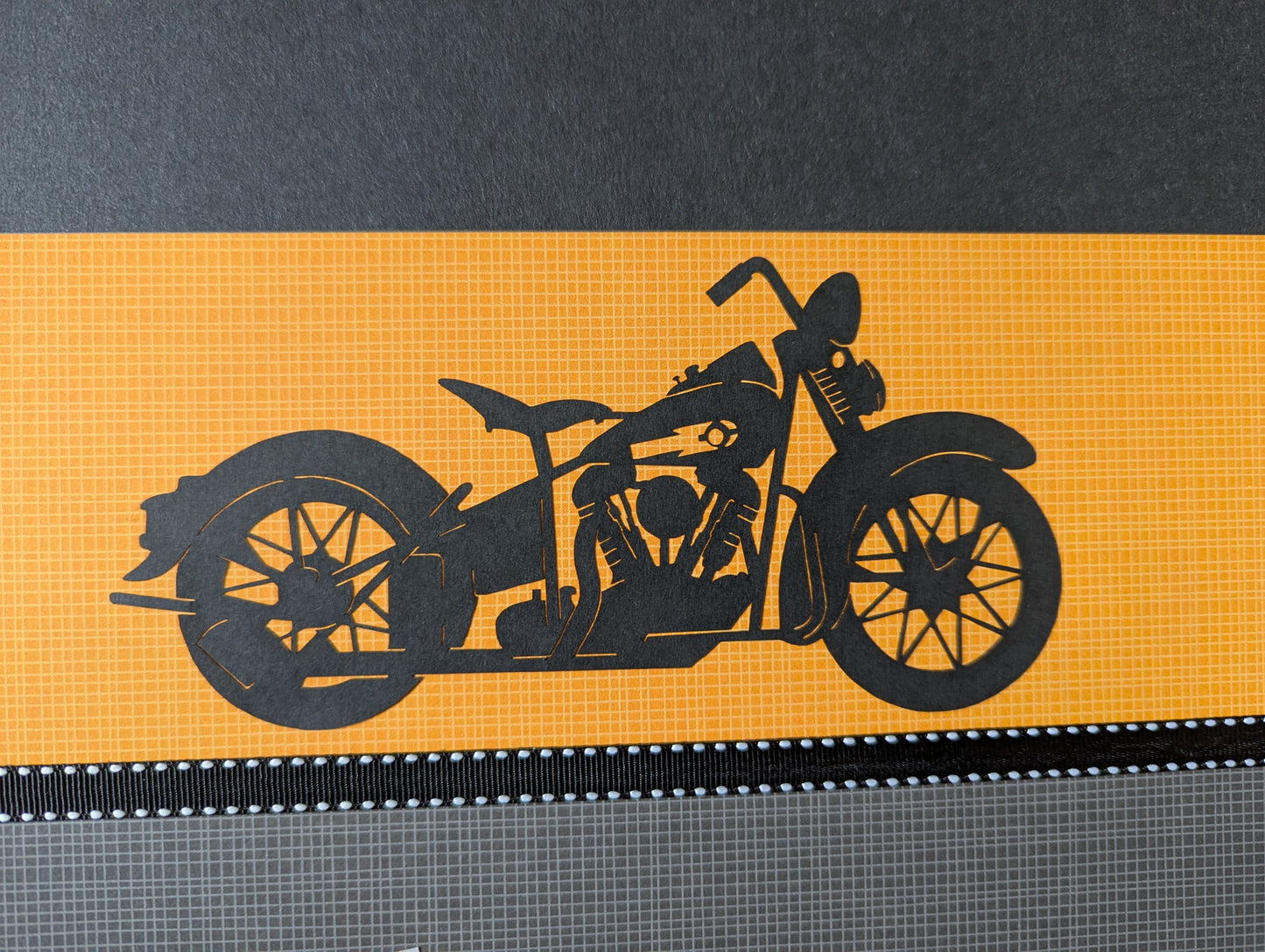 Motorcycle Scrapbook Page