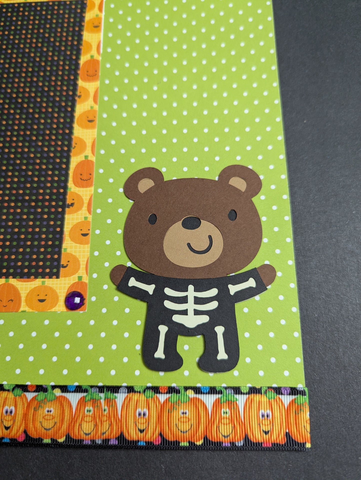 1st Halloween Scrapbook Page