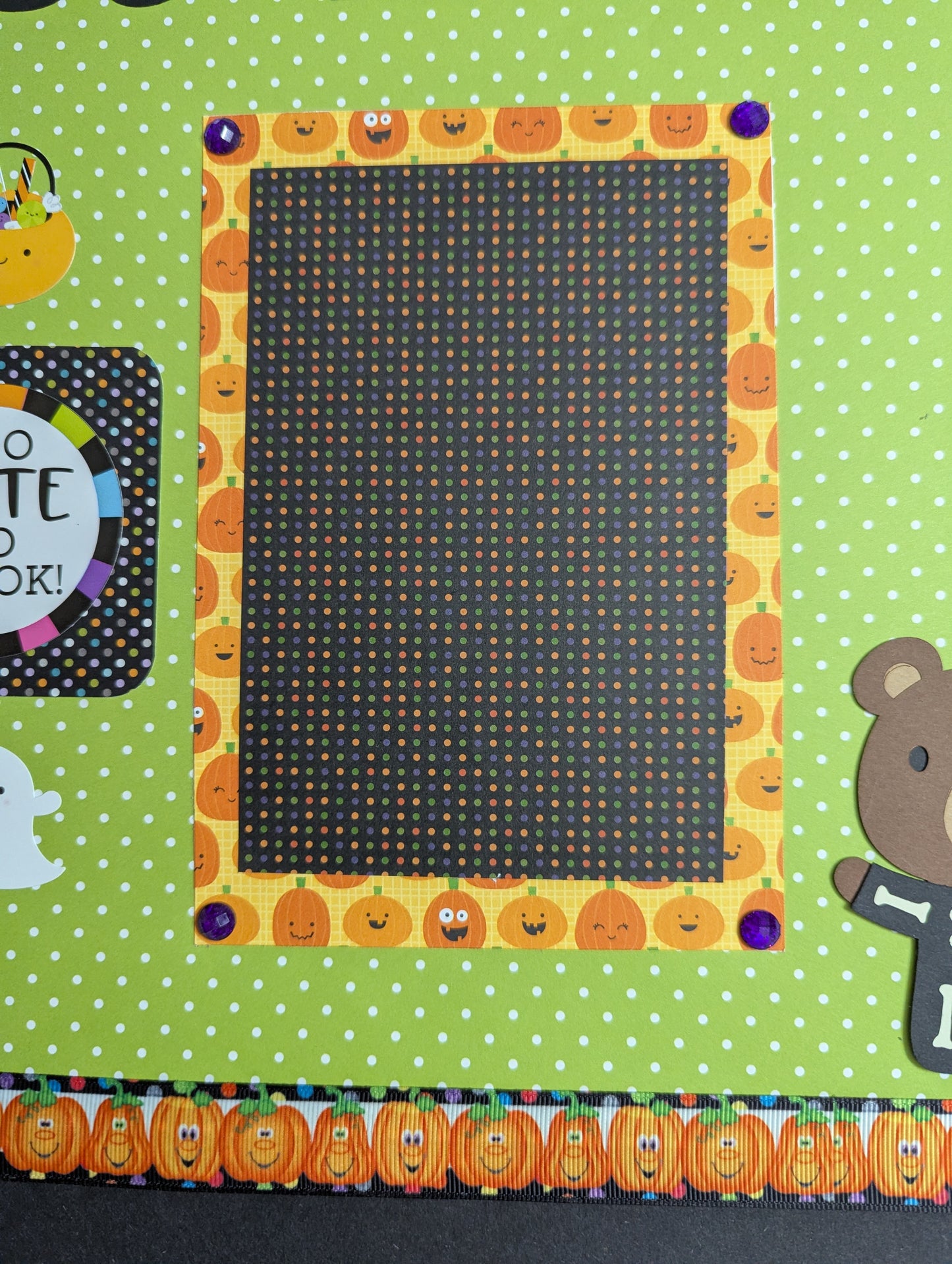 1st Halloween Scrapbook Page