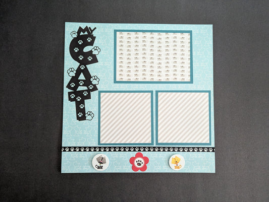 My Cat Scrapbook Page