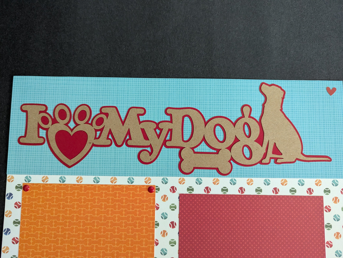 Dog Scrapbook Page
