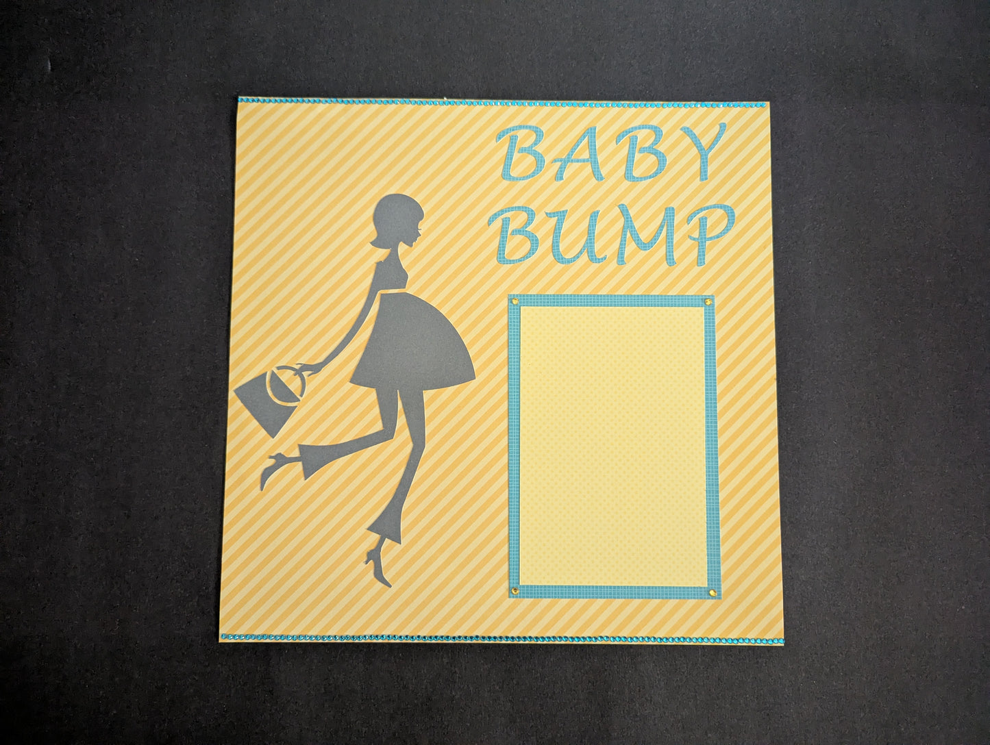 Baby Bump Scrapbook Page