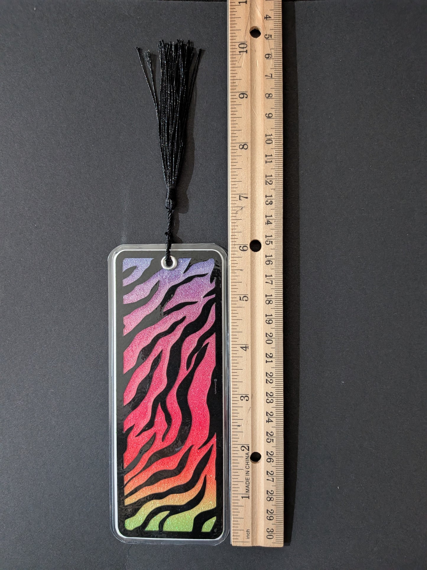 Colorful Leopard Print Bookmark