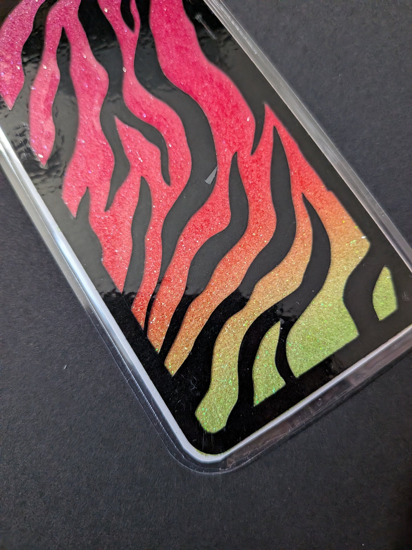 Colorful Tiger Print Bookmark