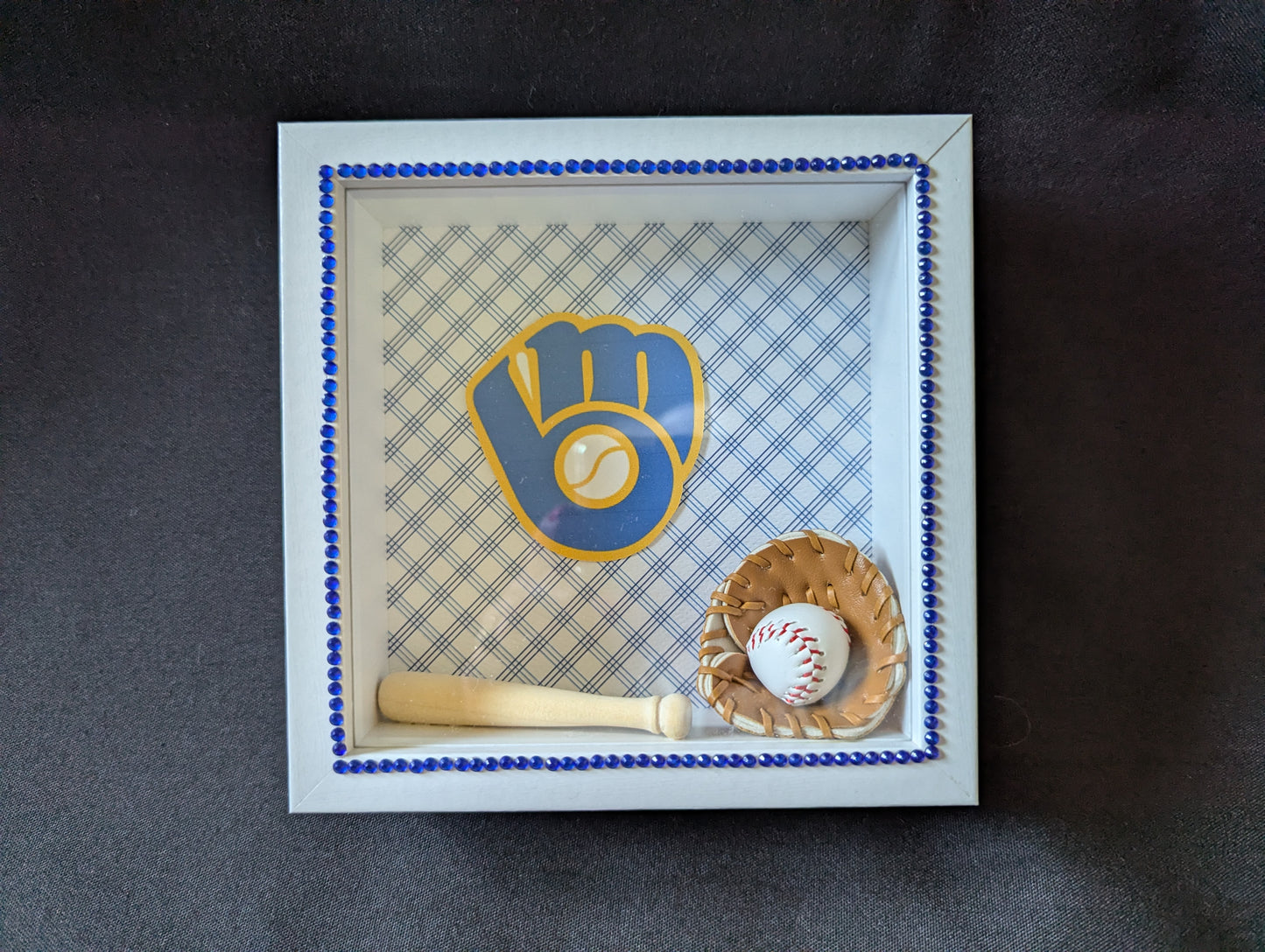 Milwaukee Brewers Shadow Box/Shelf Sitter