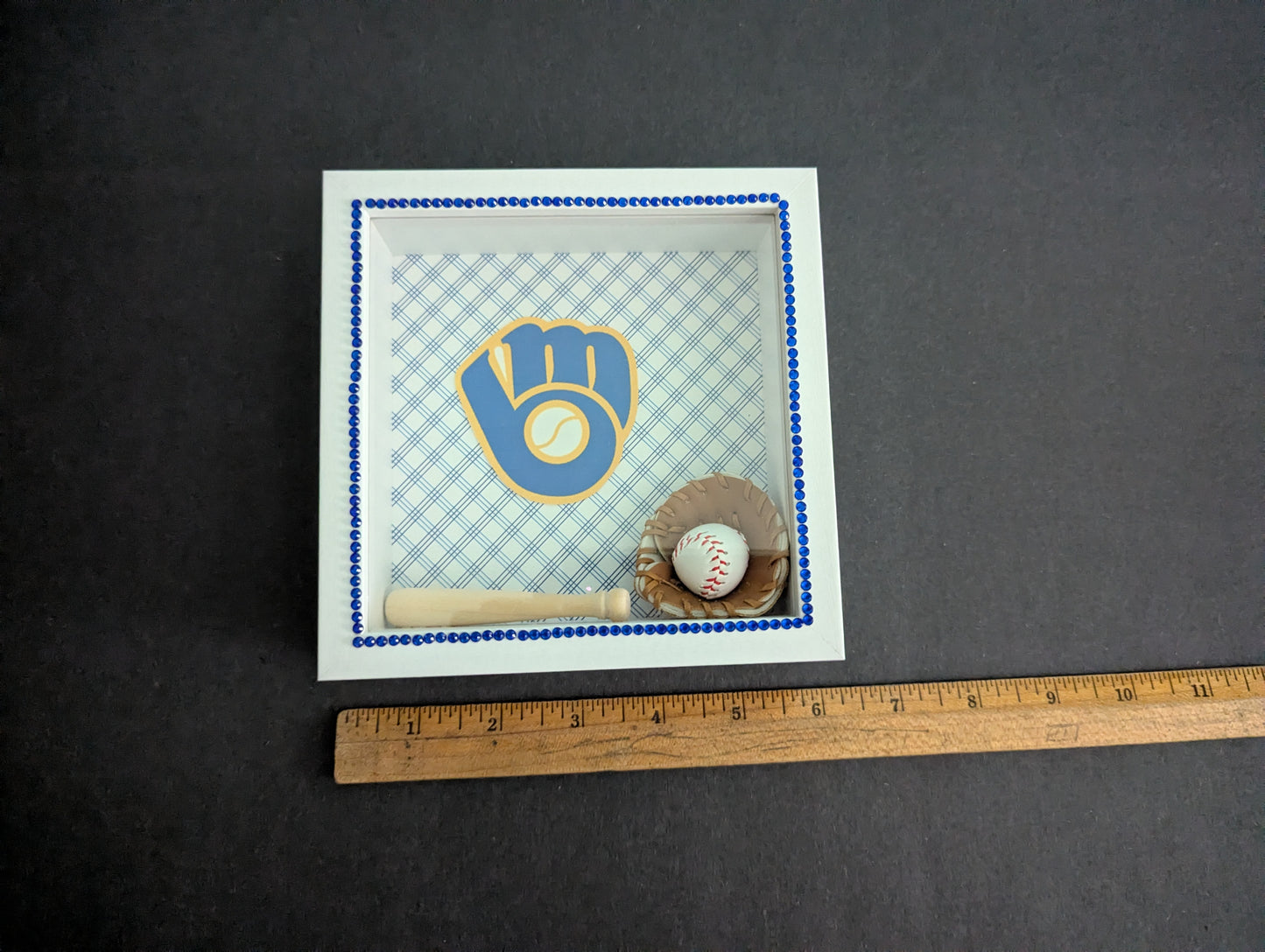 Milwaukee Brewers Shadow Box/Shelf Sitter