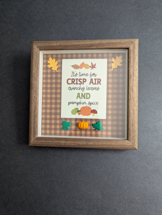 Autumn Shadow Box/Shelf Sitter