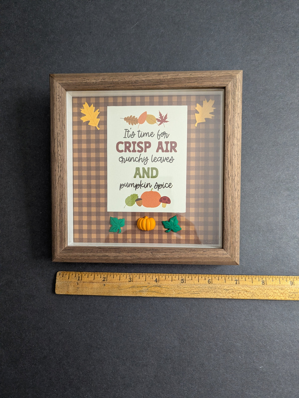 Autumn Shadow Box/Shelf Sitter