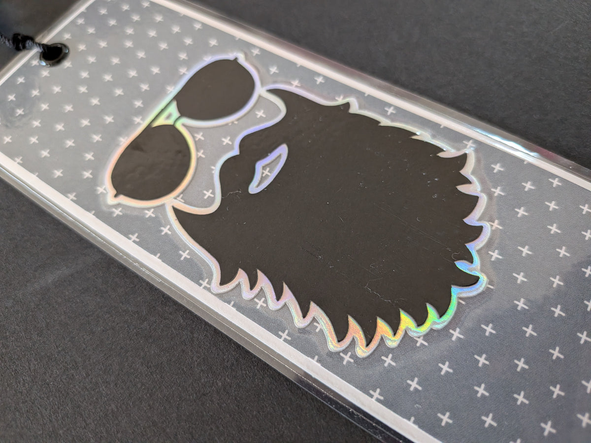 Blue Cross Bearded Guy Bookmark