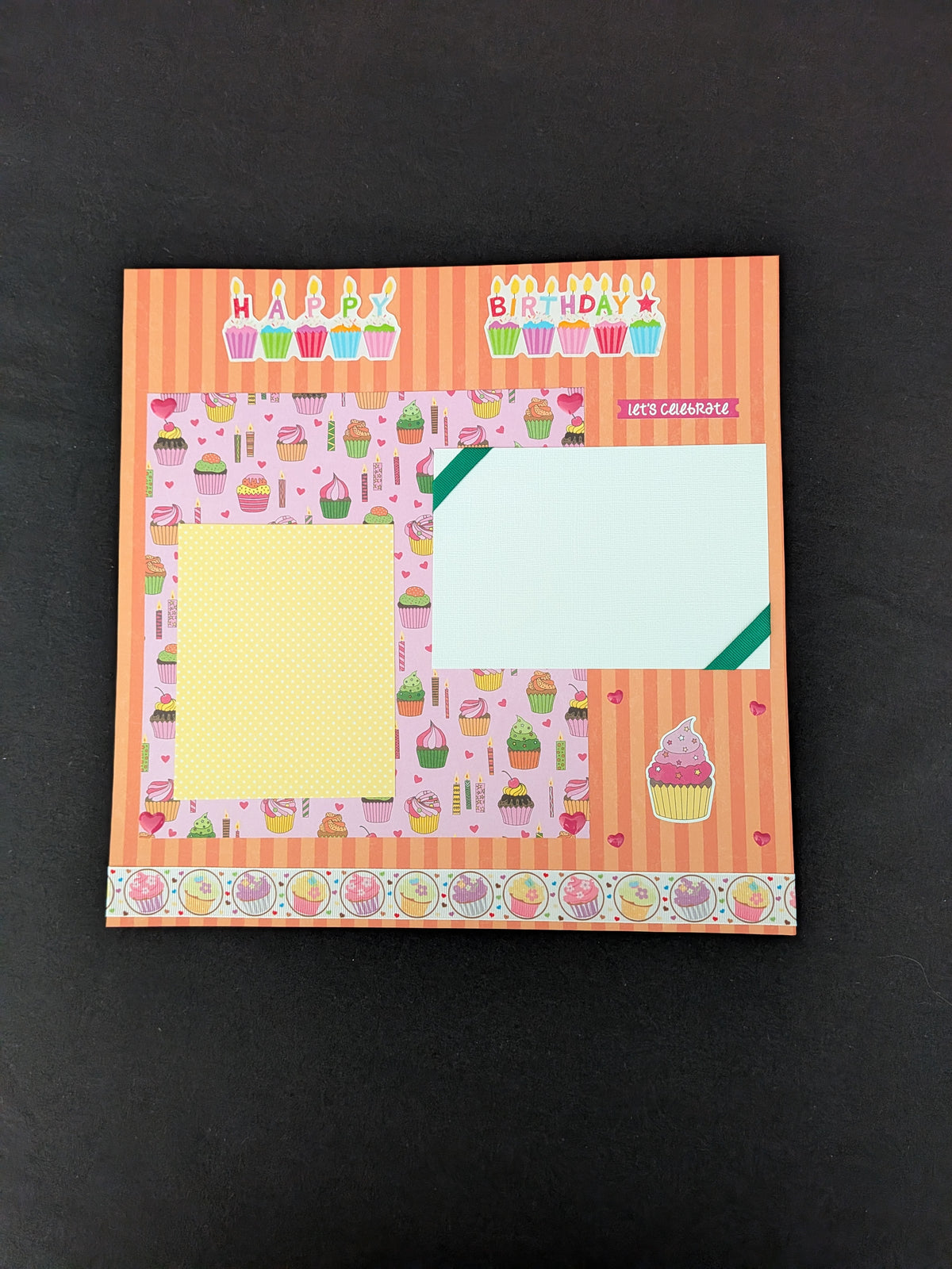 Premade Birthday Girl Scrapbook Pages Set