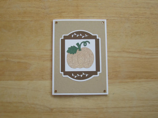Pumpkin Card