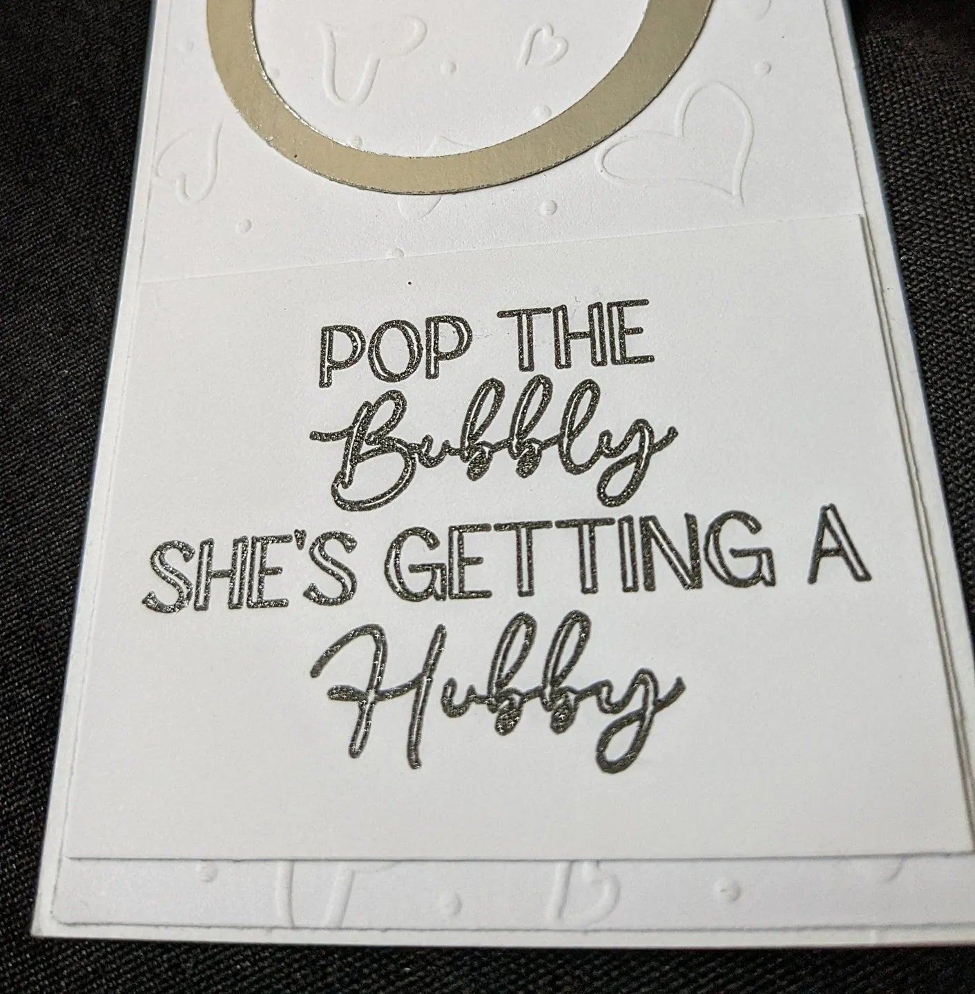 Wedding Bottle Gift Tag