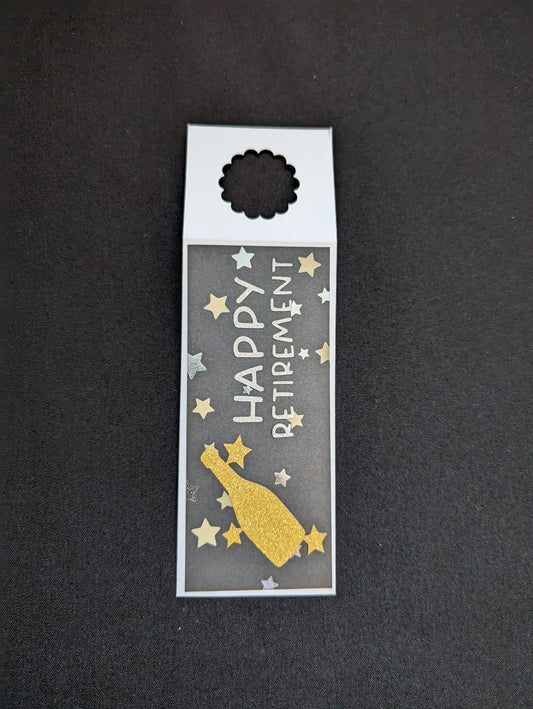 Retirement Bottle Gift Tag