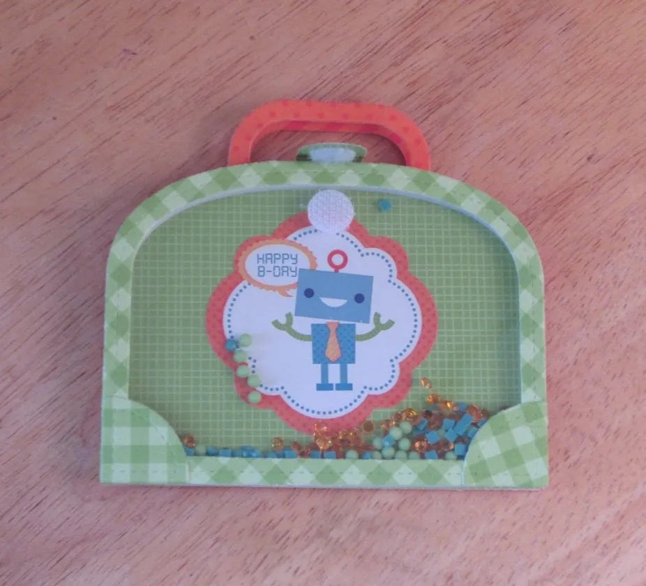 Robot Birthday Gift Card Holder