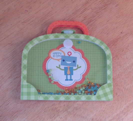 Robot Birthday Gift Card Holder