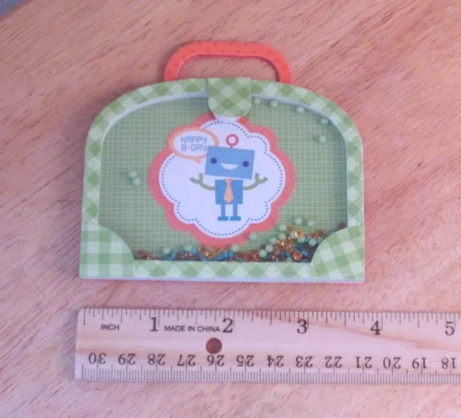 Robot Birthday Gift Card Holder