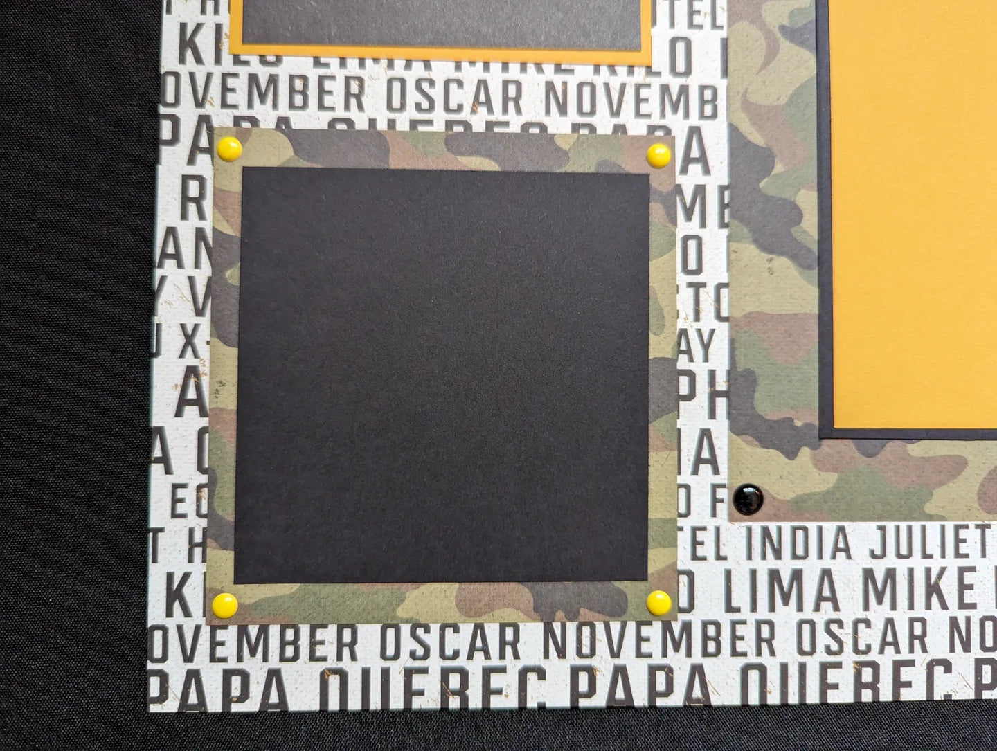 Military Scrapbook Pages