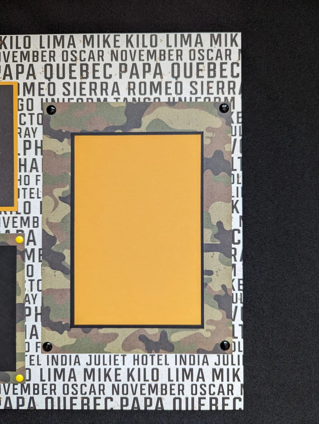 Military Scrapbook Pages