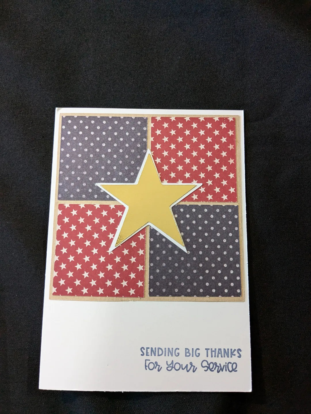Thank you for your Service Card