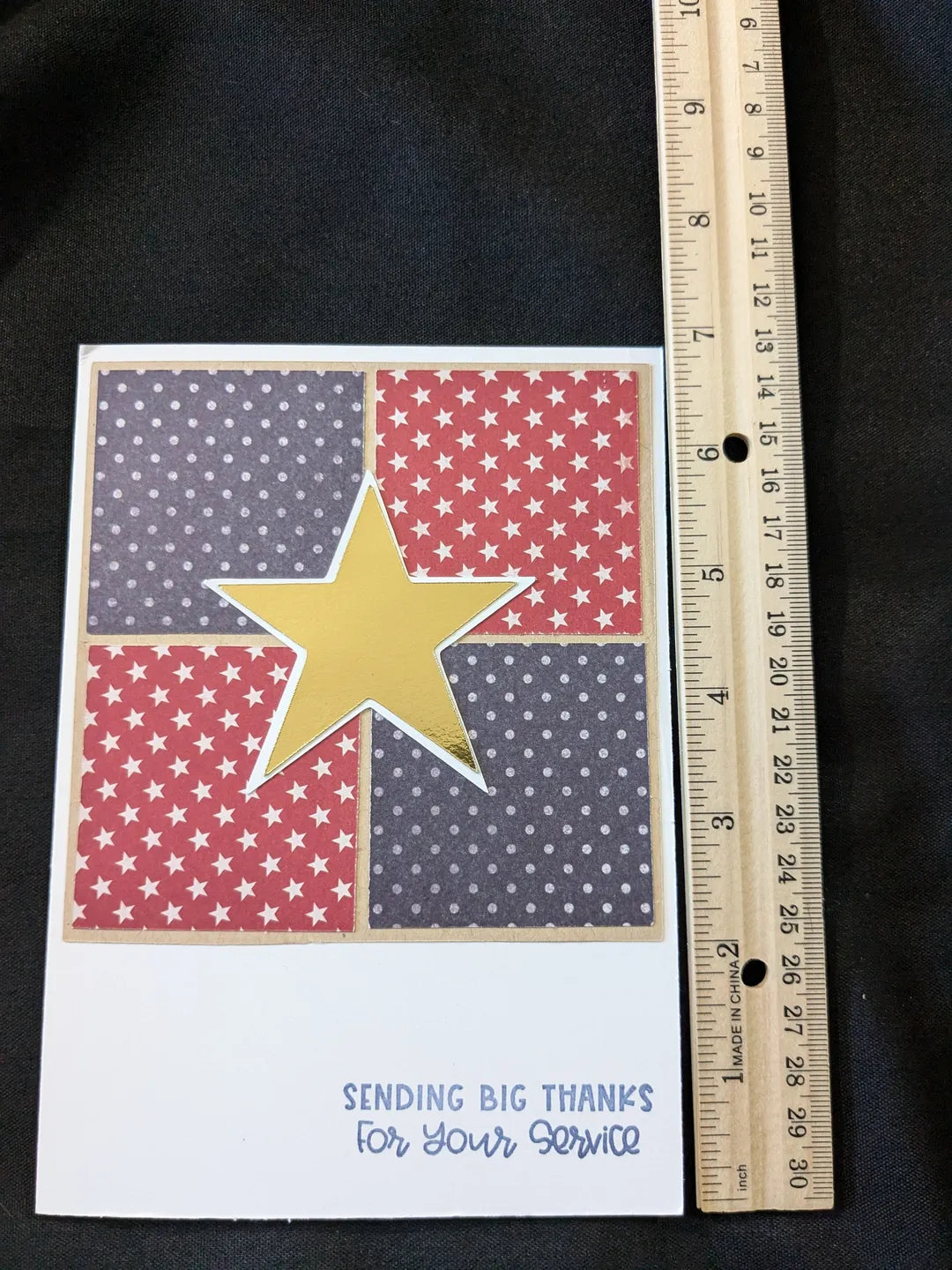 Thank you for your Service Card