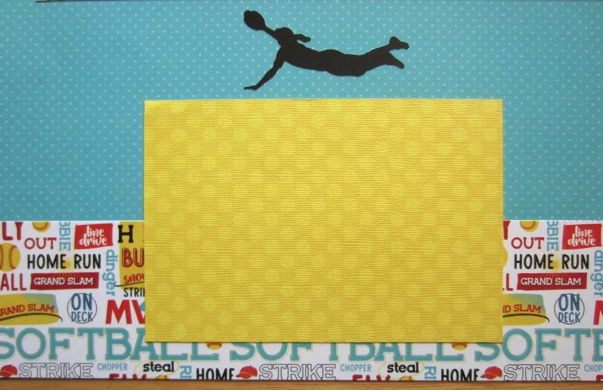 Softball Scrapbook Pages