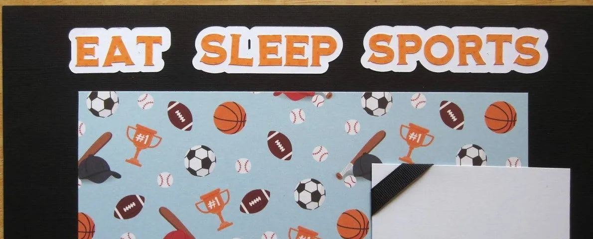 Sports Scrapbook Page