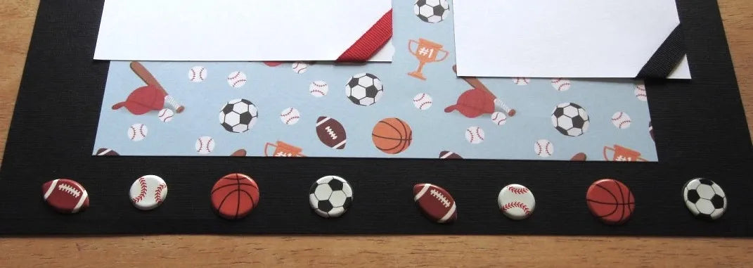 Sports Scrapbook Page