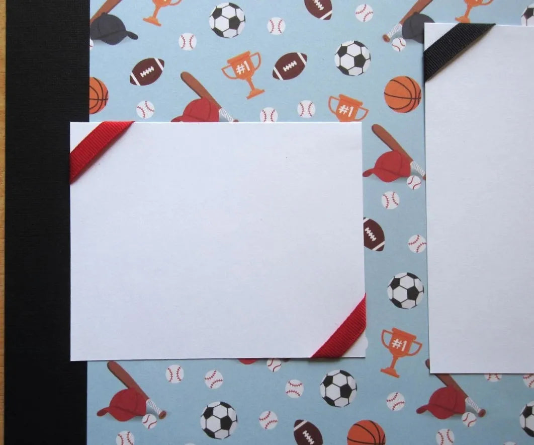Sports Scrapbook Page