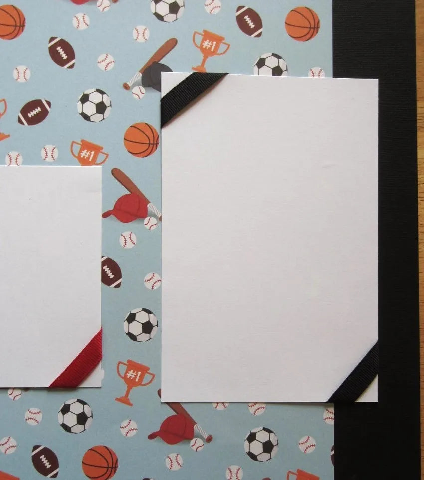 Sports Scrapbook Page