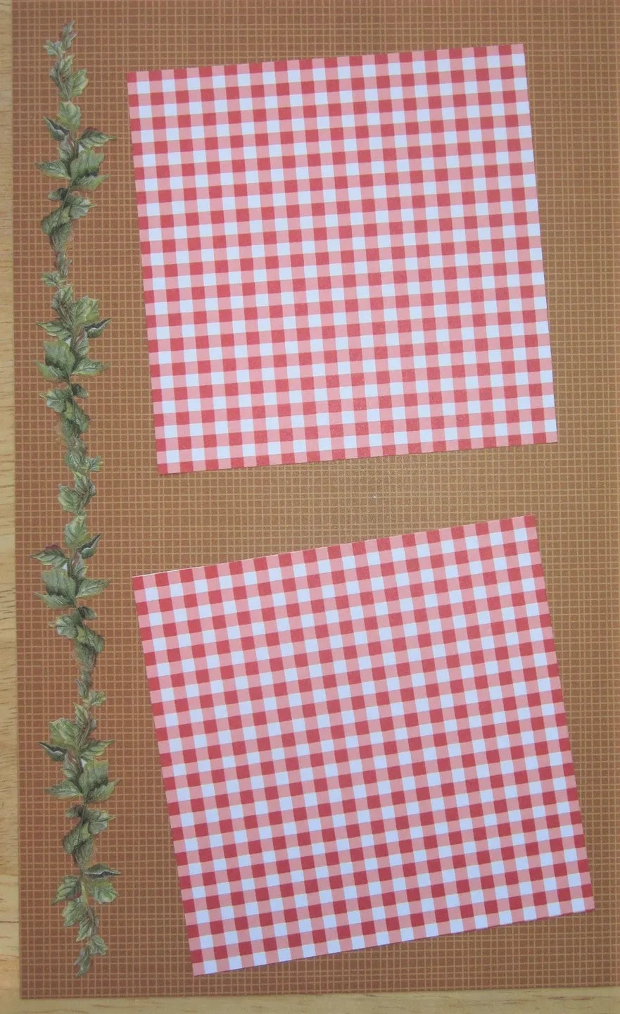 Strawberry Patch Scrapbook Page