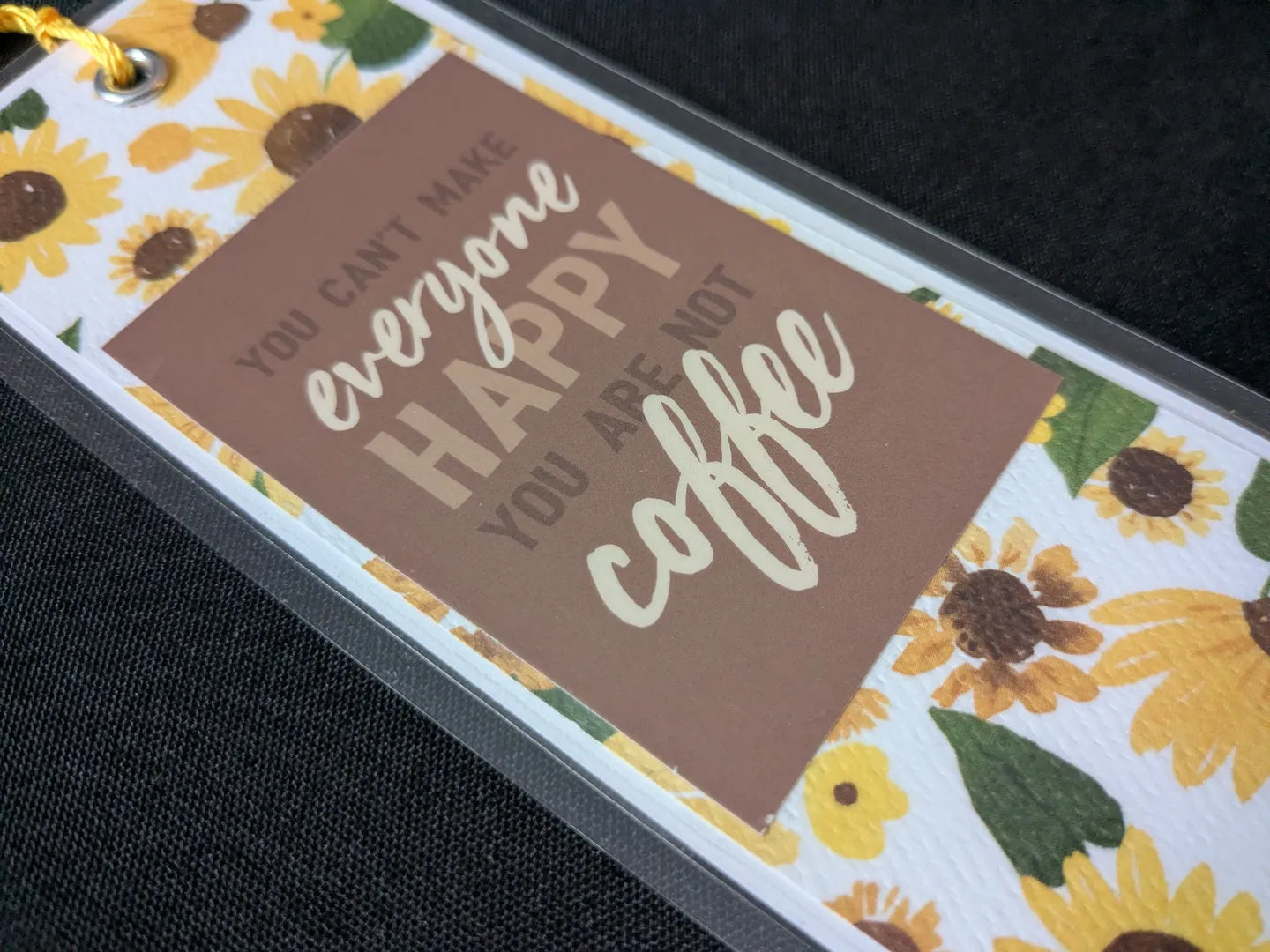 Sunflower Coffee Bookmark