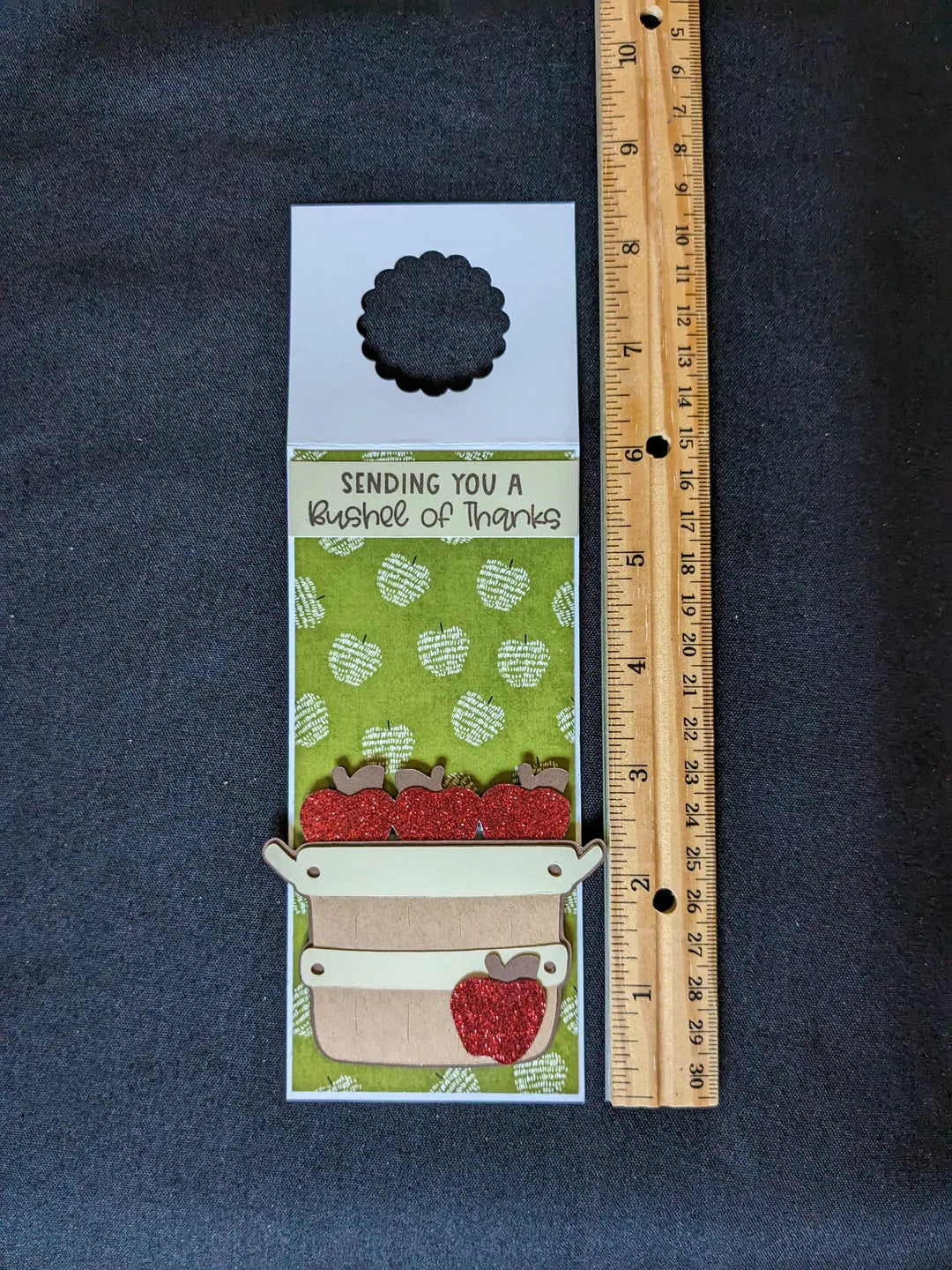 Bushel of Thanks Bottle Gift Tag