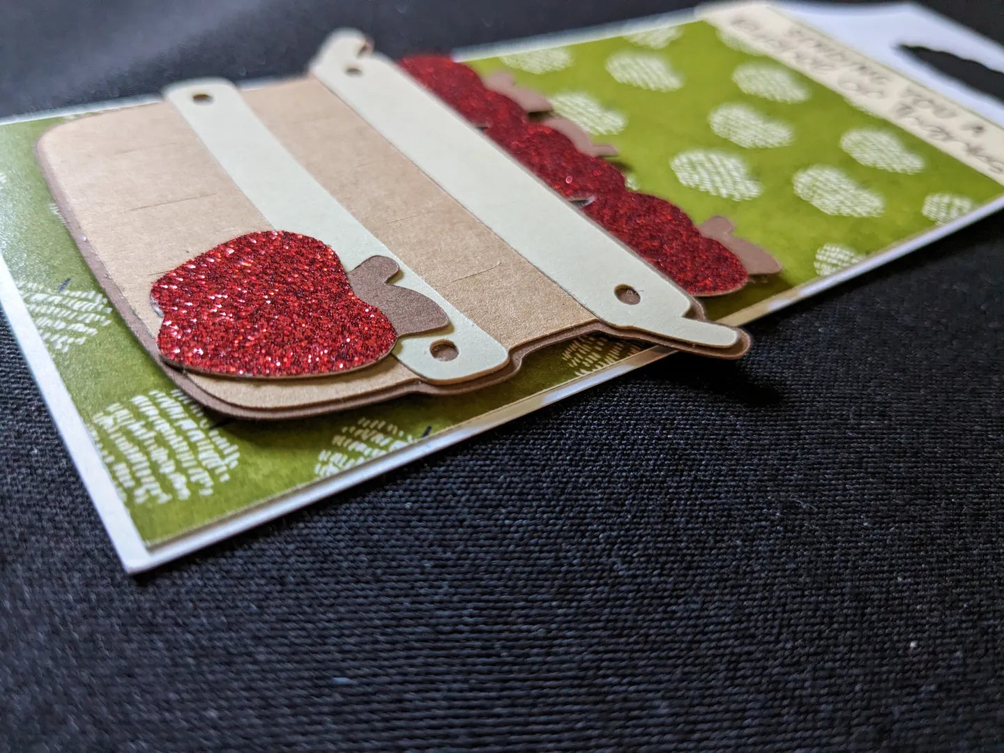 Bushel of Thanks Bottle Gift Tag