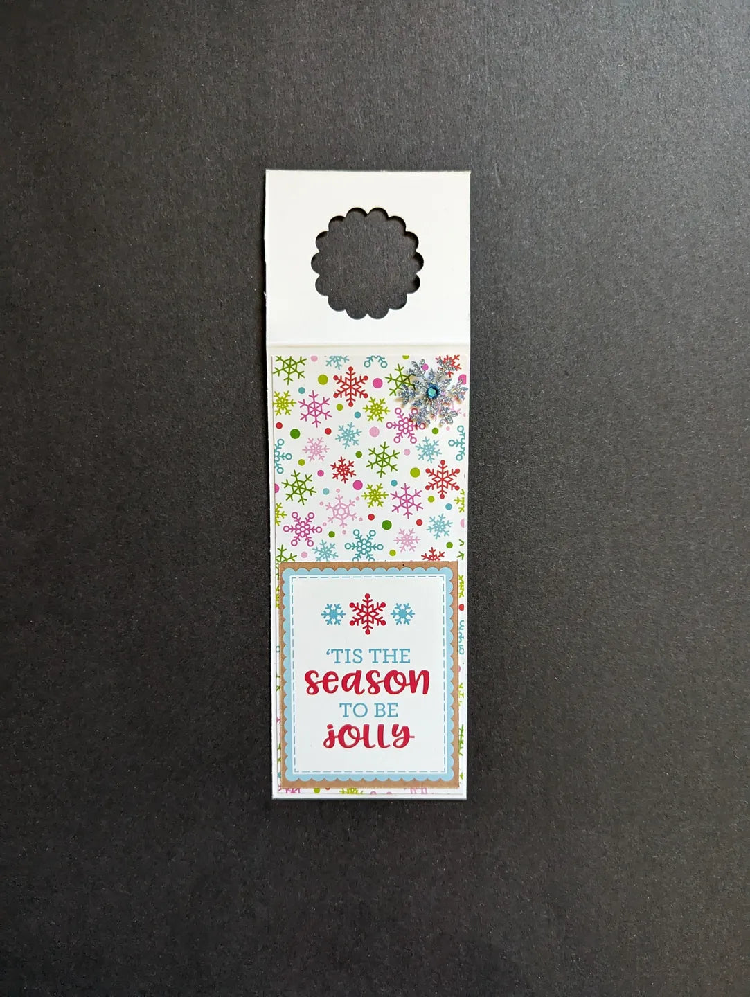 'Tis the Season Bottle Gift Tag