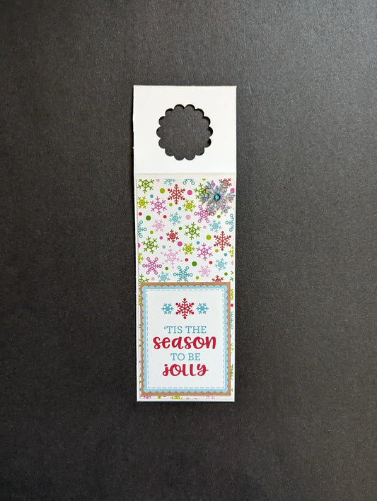 'Tis the Season Bottle Gift Tag