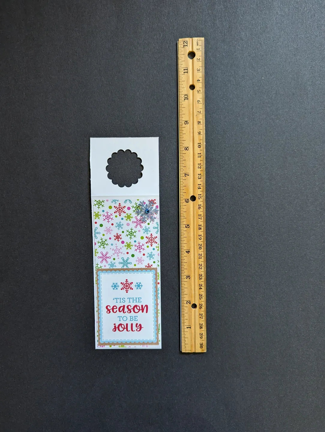 'Tis the Season Bottle Gift Tag
