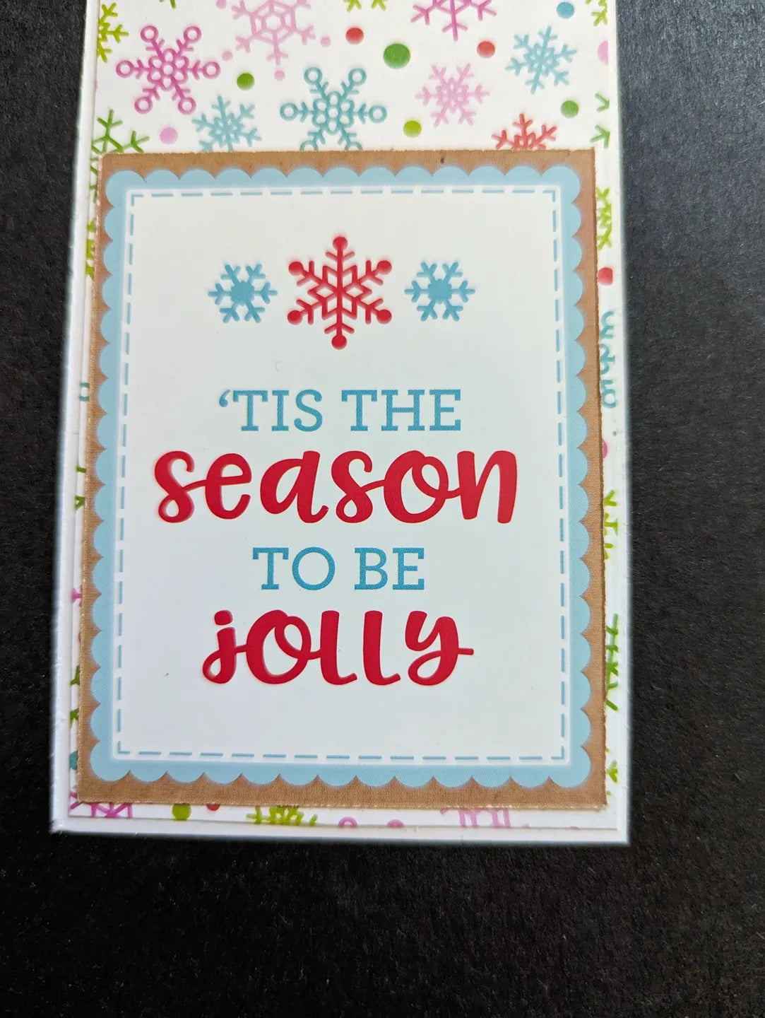 'Tis the Season Bottle Gift Tag