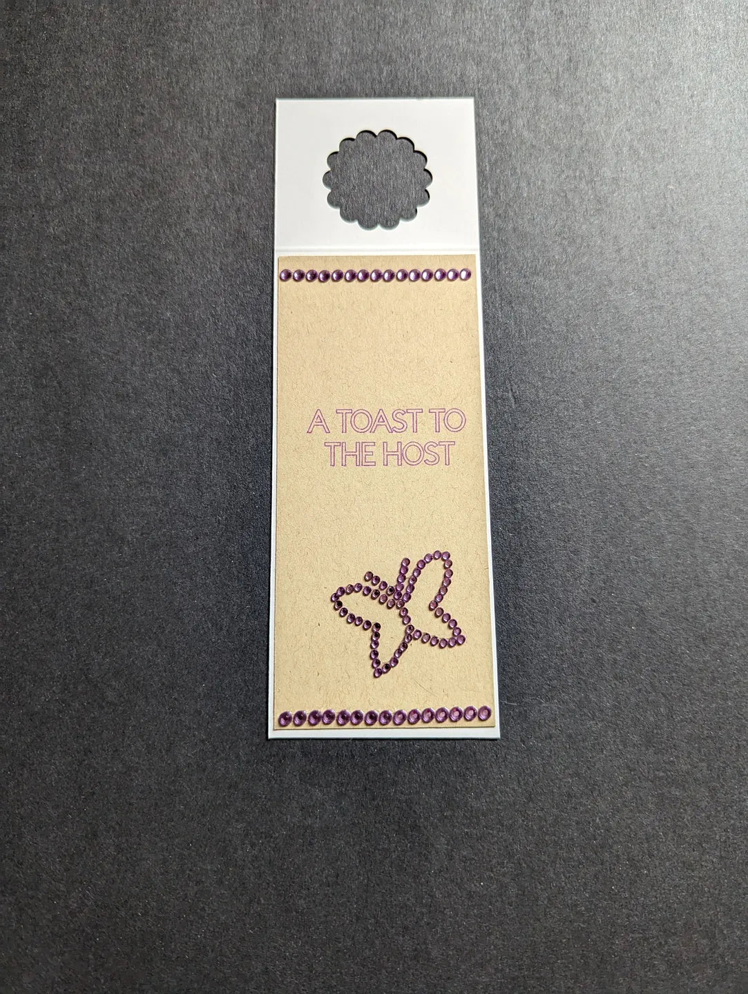 Toast to the Host Bottle Gift Tag