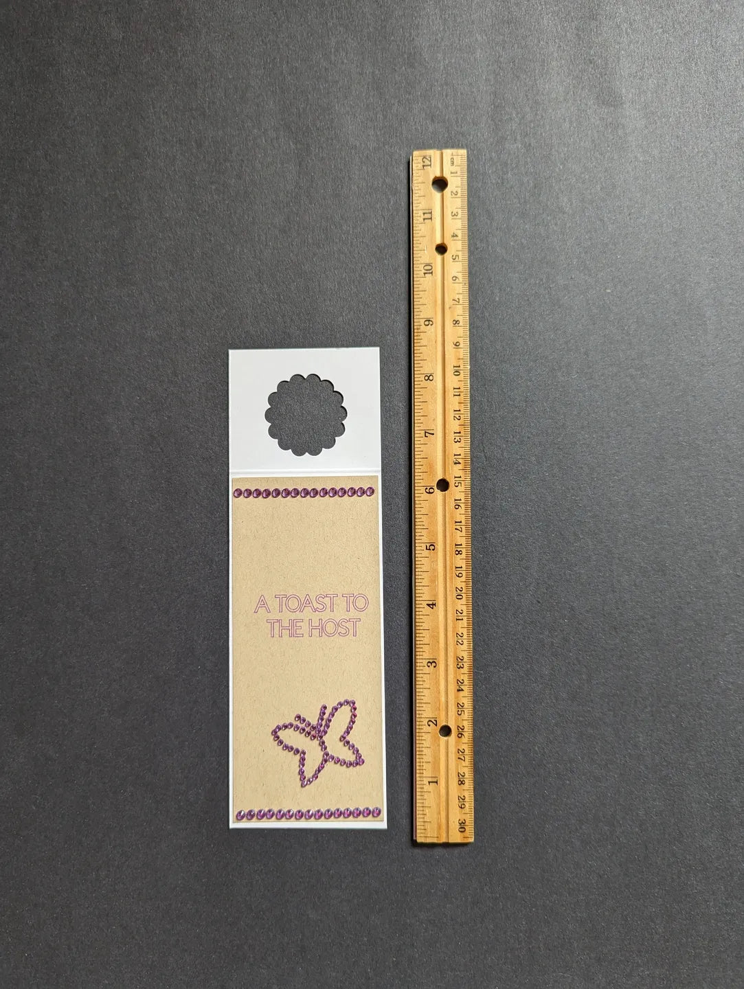 Toast to the Host Bottle Gift Tag