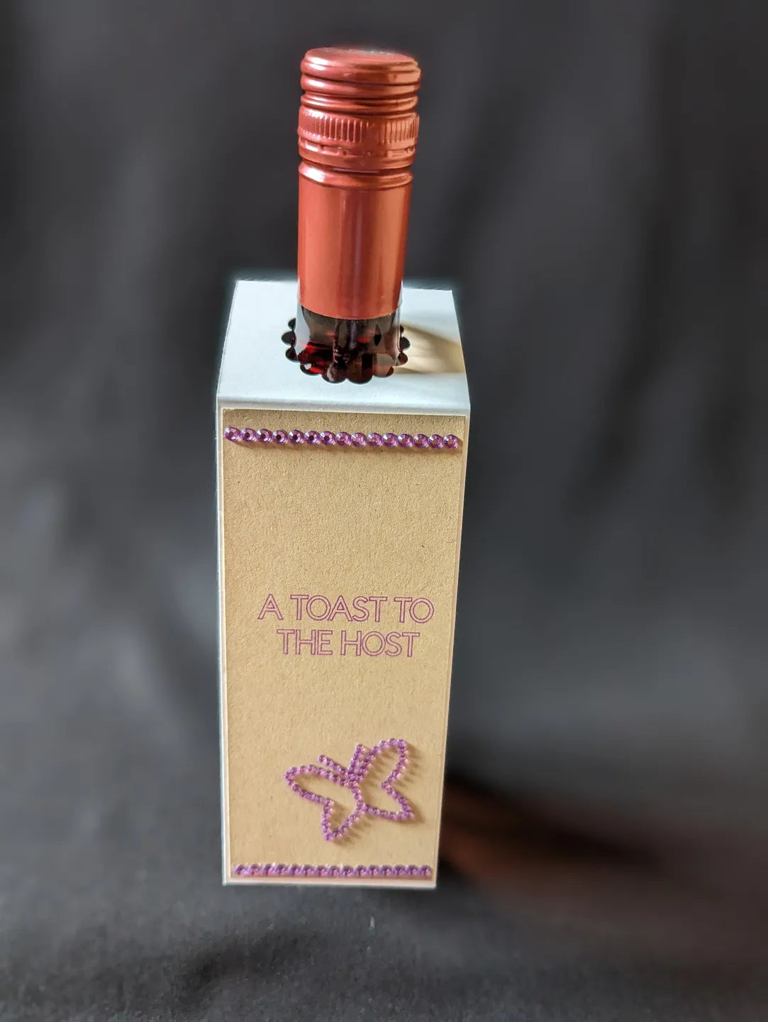 Toast to the Host Bottle Gift Tag