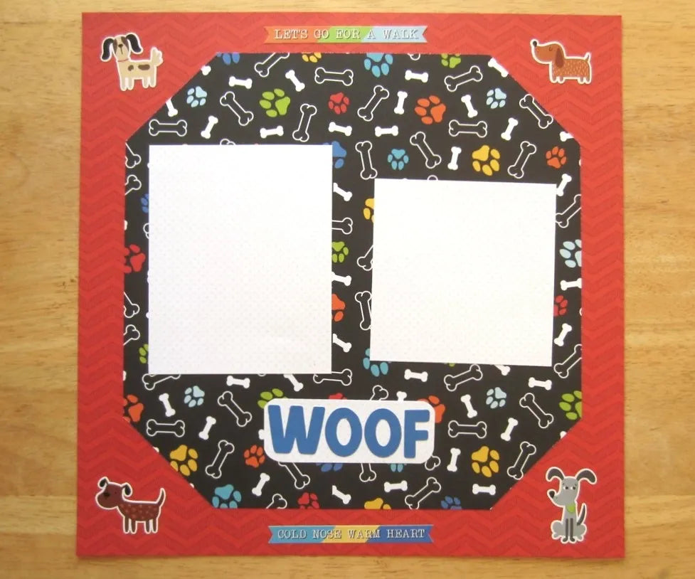 Dog Scrapbook Page