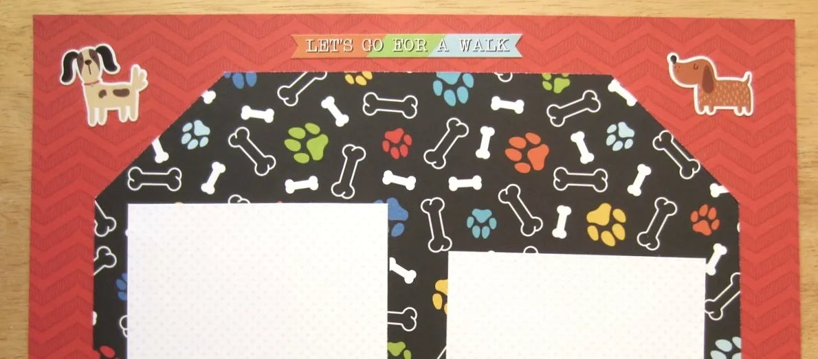 Dog Scrapbook Page