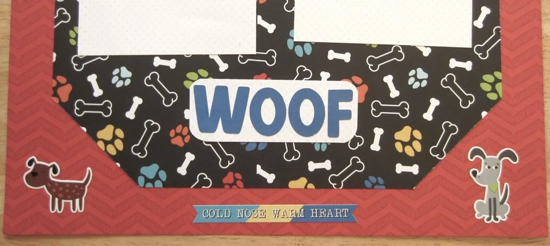 Dog Scrapbook Page