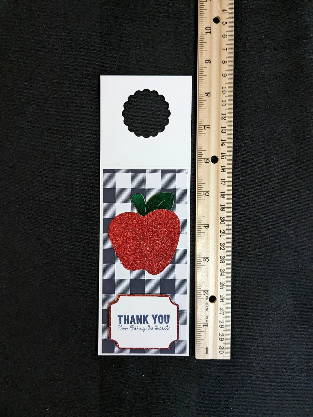 Apple Thank You Bottle Gift Tag