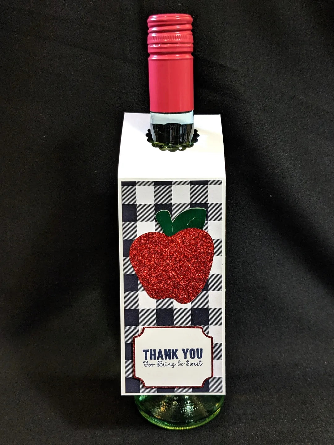 Apple Thank You Bottle Gift Tag